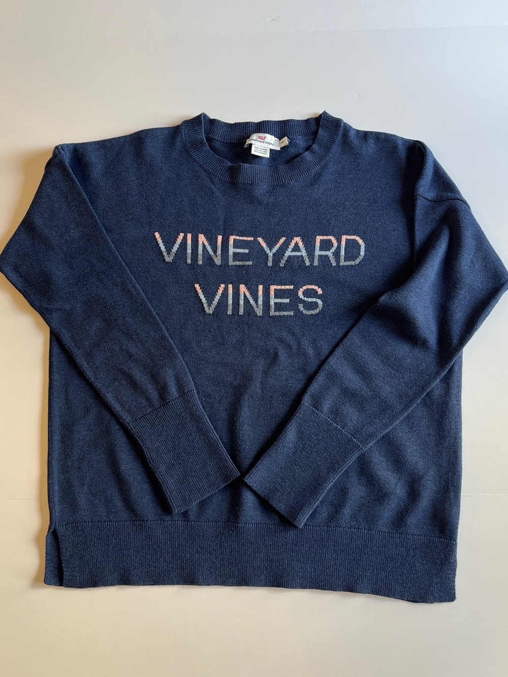 Vineyard Vines Limited Edition Cotton Blend Crewneck Sweater Women's XS Rare - Picture 10 of 11